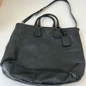 - Prada Large Nappa Antique Bag. Excellent Condition.